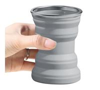 Taza de viaje plegable genérica - Taza de café reutilizable de silicona