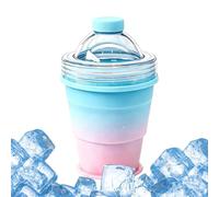 Taza de viaje plegable - Máquina de bolas de hielo de silicona | Copa de bebidas de bola de hielo de silicona, para cóctel, al aire libre, gimnasio, oficina, camping, senderismo, viajes, whisky
