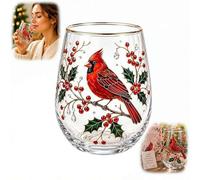 Taza de vidrio de flora de colibrí, 14 onzas, vasos de vidrio de colibrí para beber té, café, copas de vino, arte natural, vaso decorativo para mujeres, mamá, amantes del jardín floral