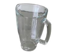 Taza De Vidrio Ice Crusher, Para Batidoras MX2050 JB3060 4184 4186 | Compatible Con BRAUN, Reemplazo De Piezas De Repuesto De Jarra Mezcladora De Taza De Licuadora