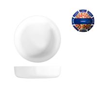 Taza de Vidrio Opal Blanco Diwali 22Cm