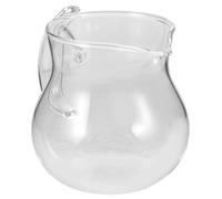 Taza de Vidrio Transparente de 350ml, Gruesa y Bien Hecha para Sake