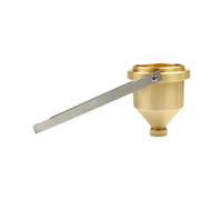 Taza de viscosidad de pintura de escritorio, cobre único for prueba #4, viscosímetro de 100ML for reemplazo de tintas de laca Error de medición bajo