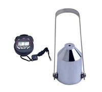 Taza de viscosidad de pintura, taza de viscosímetro con cronómetro, herramienta de mezcla y adelgazamiento, taza de prueba de viscosidad 2# para un trabajo eficiente