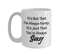 Taza Desayuno Cachonda No Es Que Yo Siempre Lo Esté Es Solo Que Tú Siempre Lo Estás Elegancia Taza Cerámica Minimalista Taza De Porcelana Para Oficina Té Familiare