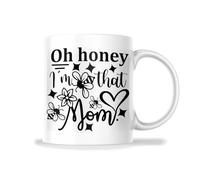 Taza Desayuno Chérie, Je Suis Cette Maman Inspirante Con Asa Taza Minimalista Mug Para Leche Recuerdos Oficina