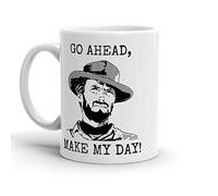 Taza Desayuno Clint Eastwood Adelante, Alégrame El Día Colorido Taza De Café Divertido Mug Coffee Para Amiga Familiare Espresso