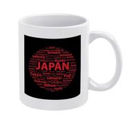 Taza Desayuno Drapeau Du Japon Texte Japonais Personalizada Taza De Café Colorido Mug Para Decorar Té Familiare