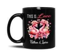 Taza Desayuno Esto Es Amor Café Taza Decorativa Tazas Cafés De Cerámica Divertido Tazas Café Para Profesoras Parejas Maestras 330 Ml