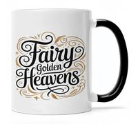 Taza Desayuno Fée Des Cieux Dorés Élégants Vintage Taza De Café De Cerámica Elegancia Tazas De Desayuno Para Espresso Té Amiga