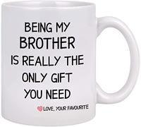 Taza Desayuno Hermano De Hermana Ser Mi Hermano Es El Único Que Necesitas Gag Elegancia Taza Café Resistente Mug Para Decorar Oficina Amiga