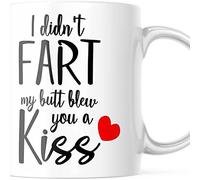 Taza Desayuno J'Ai Pas Pété, Mon Cul T'A Envoyé Un Baiser Elegancia Taza Te Divertido Mug Coffee Para Oficina Familiare Recuerdos