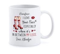 Taza Desayuno Me Encanta Tu Cara Cuando Está Entre Mis Piernas Café Taza Diseños Tazas Café Divertido Regalo Tazas Para Maestras Parejas Aniversario 330 Ml