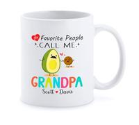 Taza Desayuno Mis Personas Favoritas Me Llaman Abuelo Café Taza Personalizada Regalo Tazas Clásico Tazas Personalizada Para Aniversario Maestras Oficina 330 Ml