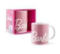 Taza desayuno mug muñeca rubia para el desayuno de cerámica, taza vaso para niños, caja de regalo, 380 ml, altura 9,5 x diámetro 7,5 cm, multicolor, dimensiones del paquete: 11,5 x 10 x 8,5 cm,