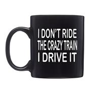 Taza Desayuno Oficina De Trabajo Sarcástica No Viajo En El Tren Loco Yo Lo Conduzco Diseño Taza Cerámica Elegancia Mug Coffee Para Leche Espresso Té