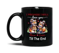 Taza Desayuno Prometo Que Te Amaré Hasta El Final Café Taza Clásico Tazas Café Diseños Tazas Cafés De Cerámica Para Parejas Profesoras Regalo 330 Ml