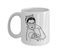 Taza Desayuno Ruth Bader Ginsburg Rbg Resiste A Rosie La Remachadora Con Asa Taza Cerámica Personalizada Mug Coffee Para Leche Decorar Familiare