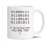 Taza Desayuno Si Puedes Leer Esto, Tú También Lo Eres Resistente Taza Cerámica Con Asa Taza De Porcelana Para Decorar Té Amiga