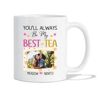 Taza Desayuno Siempre Serás Mi Mejor Amiga - Té Blanco Café Taza Personalizada Tazas Personalizada Clásico Tazas Cafés De Cerámica Para Aniversario Parejas Compañeros 330 ML