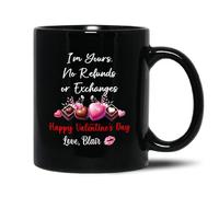 Taza Desayuno Soy Tuyo. No Se Aceptan Reembolsos Ni Cambios. Café Taza Clásico Tazas Café Premium Regalo Tazas Para Parejas Oficina Pareja 330 Ml