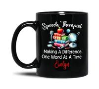 Taza Desayuno Terapeuta Del Habla Que Marca La Diferencia Café Taza Personalizada Tazas Cafés De Cerámica Clásico Tazas Personalizada Para Cumpleaños Regalo Oficina 330 Ml