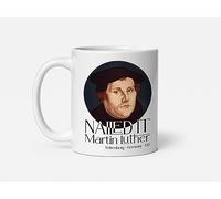 Taza Día De La Reforma De Lutero Teología De La Reforma Luterana Taza De Cerámica Únicas Coffee Mug Funny Mug For Regalo Hogar Oficina 330Ml