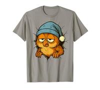 Taza, diseño de búho Cansado, con Texto en inglés Camiseta