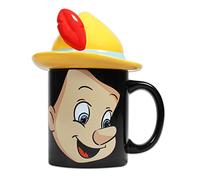 Taza Disney Pinocho - Taza desayuno Disney 3D - Taza cerámica 400 ml - Taza te - Taza café - Licencia oficial