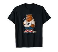 Taza Divertida con diseño de Oso matutino Cansado Camiseta