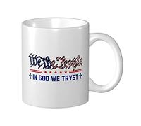 Taza divertida con texto en inglés «We The People In God We Trust», tazas de café únicas, regalos para papás