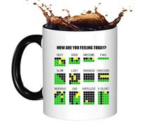 Taza divertida de cerámica de 325 ml, taza de café de cerámica con texto en inglés "You Mean The Game Fan To Me", gran taza de té hecha a mano, regalo de cumpleaños para colegas, capuchino, té