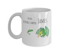 Taza divertida personalizada para abogados de divorcio, taza personalizada para otros abogados de divorcio con nombre, cumpleaños de abogado de divorcio, regalo para abogados de divorcio Navidad, Div