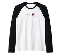 Taza, Divertido y Lindo té Taza y café de Dibujos Animados Juego de Palabras Camiseta Manga Raglan