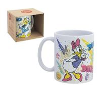 Taza Donald y Donald Disney de cerámica modelo mug con impresión sublimática cuenco de desayuno 325 ml para niños