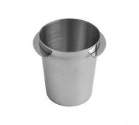 Taza dosificadora de café de acero inoxidable de 51 mm, 53 mm, 58 mm, para máquina de espresso con pulido suave y resistencia a la corrosión (plateado 53 mm)