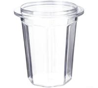 Taza dosificadora de café transparente de policarbonato de 51 mm, recipiente de medición de granos para espresso Portafilter Grounds Collection Home for Barista Tool