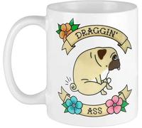 Taza Draggin No Diga Nada Colorido Taza Café Diseño Mug Coffee Para Espresso Té Familiare