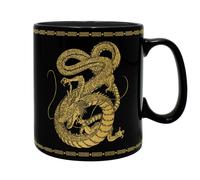 Taza Dragon Ball 460Ml DBZ Shenron Dorado Caja De Cartón Cerámica ABYSTYLE