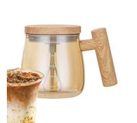 Taza Eléctrica Con Agitación Automática, Mezcladora De Café, Vidrio De Borosilicato Alto, Giratoria Para Casa, Oficina