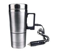 Taza eléctrica para coche,Taza calefactora para coche de viaje | Hervidor de coche de viaje, taza calefactora de coche eléctrico de 300 ml para agua caliente, café, té, bebidas