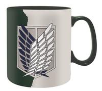 ABYstyle Taza Attack on Titan Emblema S4 Cerámica multicolor