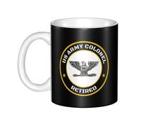 Taza Emblema De Rango De Coronel De Ee. Uu. (Col O?) Retirado Tazas Premium Taza De Cerámica Exquisita Tazas De Café Para Desayuno Regalo Cocina 330Ml