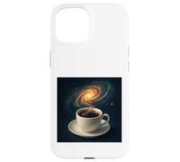 Taza en Espiral Cosmic Coffee Galaxy Carcasa para iPhone 15
