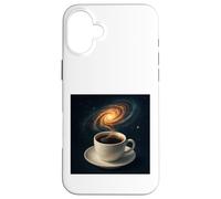 Taza en Espiral Cosmic Coffee Galaxy Carcasa para iPhone 16 Plus