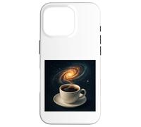 Taza en Espiral Cosmic Coffee Galaxy Carcasa para iPhone 16 Pro