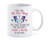 Taza Eres Lo Mejor Que He Encontrado En Internet. Taza De Cerámica Personalizada Tazas Funny Coffee Mug Para Hogar Regalo Desayuno 330Ml