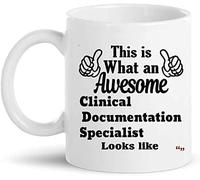 Taza Especialista En Documentación Clínica Coffee Mug Cerámica Tazas Personalizada Taza De Cerámica Para Regalo Cocina Desayuno 330Ml