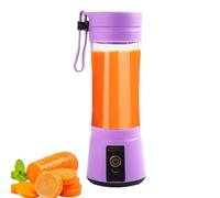 Taza exprimidora, botella mezcladora de frutas, Exprimidor de frutas inalámbrico de 400 ml para batidos, Exprimidor de limpieza automático con cordón, mezclador a prueba de fugas para viajes, hogar, t