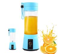 Taza exprimidora, botella mezcladora de frutas | Exprimidor de frutas inalámbrico de 400 ml para batidos,Batidora de cocina con cuchillas de acero inoxidable para camping, comida campestre, hogar, tra